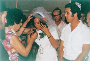 14.8.73 יום נישואי עם יעל בקיבוץ "גבעת חיים איחוד"