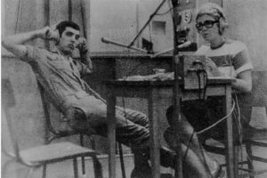 My last radio show in Galei Tzahal with narrator Edna Shavit.