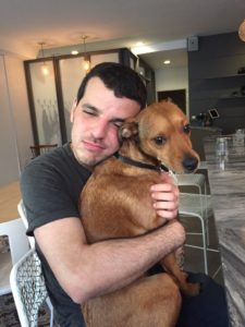 Haran, an animal loving person, just like the rest of his family.