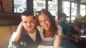 My son, Haran, and my niece, Ayala, in NY.