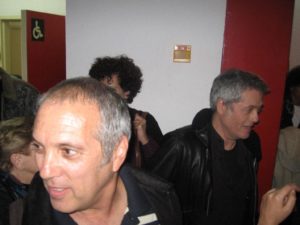 At the ACUM Awards with singer-songwriter Shlomo Artzi, 2008.
