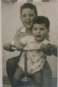 With my brother, Katri.