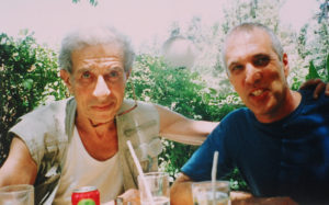 With composer Nachum Heiman