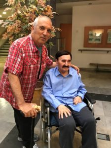 With composer Shaike Paikov, 2017.