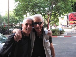 With composer Nachum Heiman