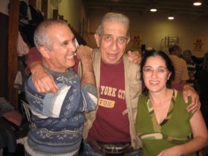 With composer Nachum Heiman