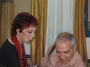 פסטיבל חולון 2008 עם המשוררת והפזמונאית שמרית אור.